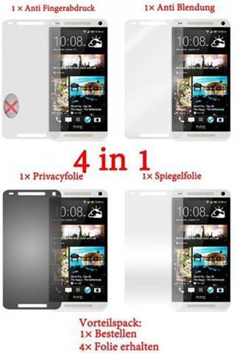Produktbild Cadorabo 4x Schutzfolie (4 Stück, HTC One Mini)
