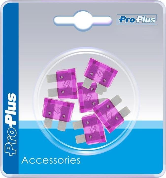 Produktbild ProPlus Flachsicherungen Standard 3A violett 6 Stück im Blister
