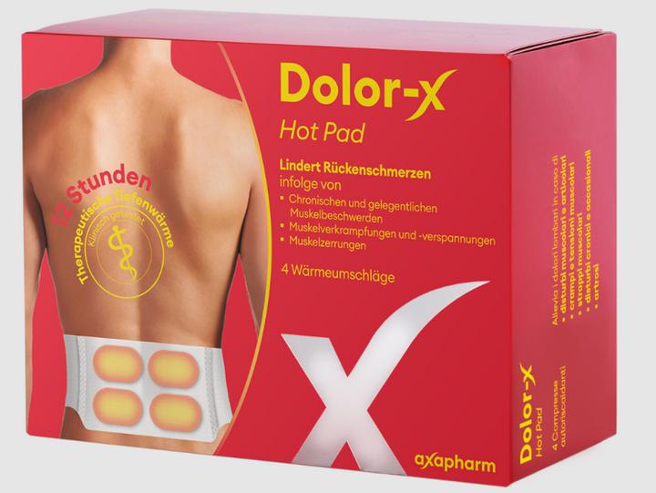 Dolor-X Hot Pad Wärmeumschläge 4 Stk (4 x)