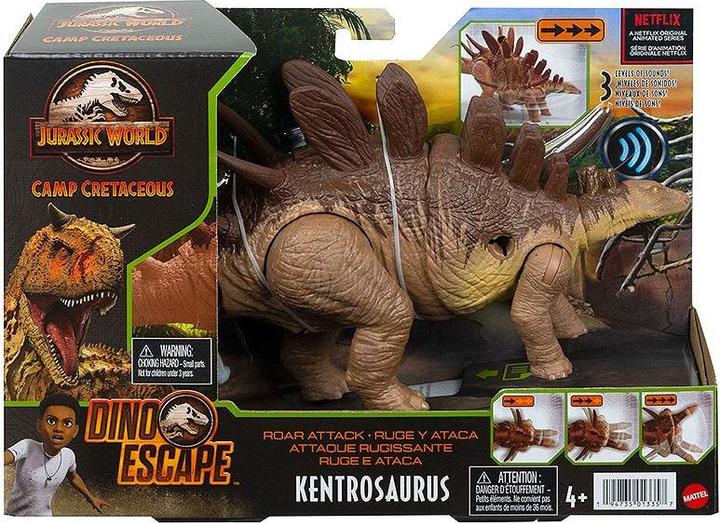 Actual product image Jurassic World Roar attack Kentrosaurus