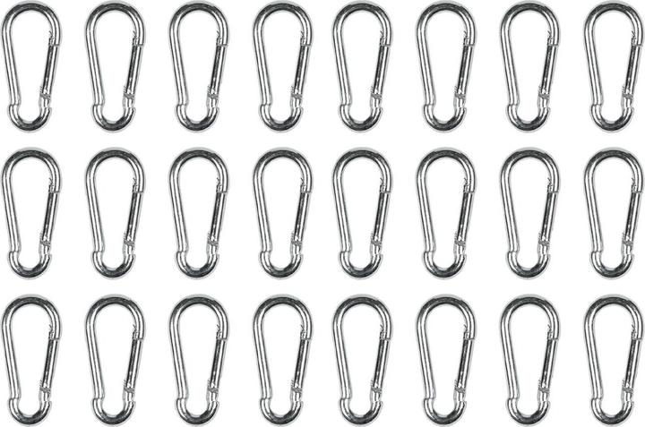 Actual product image Benson Mini-Karabiner-Set, 24-tlg., 5 x 50 mm