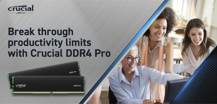 Produktbild Crucial Pro (2 x 16GB, 3200 MHz, DDR4-RAM, DIMM)
