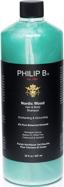 Immagine prodotto Philip B. Shampoo per capelli e corpo Nordic Wood (947 ml)