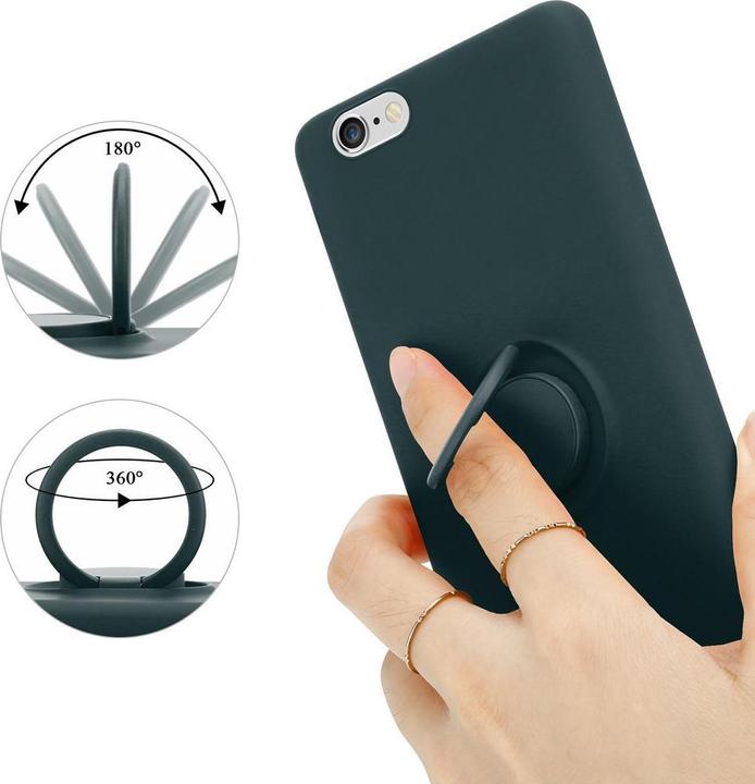 Actual product image Cadorabo TPU Liquid Ring Silicone Case Cover (Apple iPhone 6)