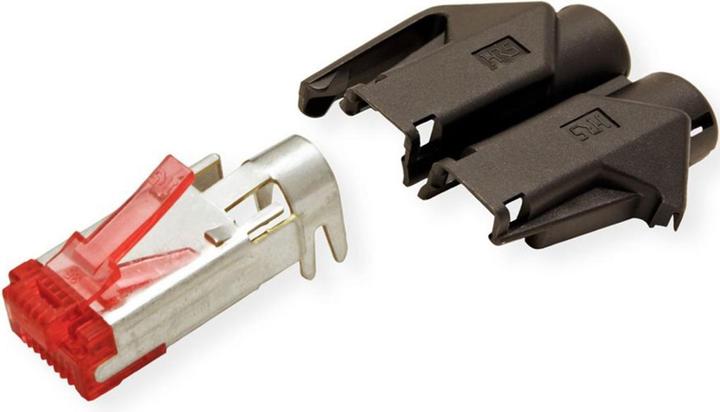 Produktbild EFB Elektronik Hersteller: HIROSE RJ45-Hirose Stecker STP, TM21 schwarz, 50 Stück, 3 Elemente, Cat. 6 Channel Class (Netzwerkkabel Stecker)