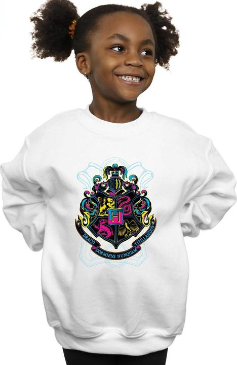 Produktbild Neon Hogwarts Crest Sweatshirt Mädchen (152, 158)