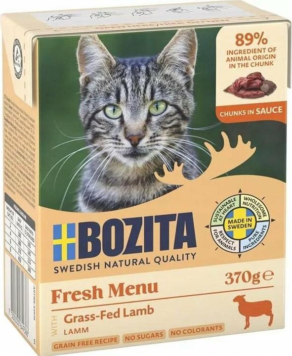Actual product image Bozita Jagnięcina w sosie- mokra karma dla kota - 370g (Adult, 6 pcs., 370 g)