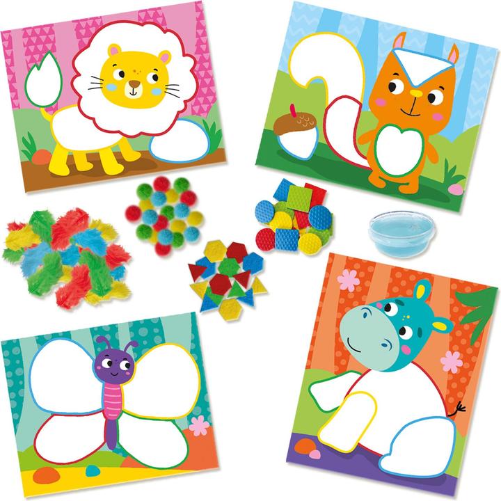 Actual product image Ses Bastelset Montessori Farben+Materialien