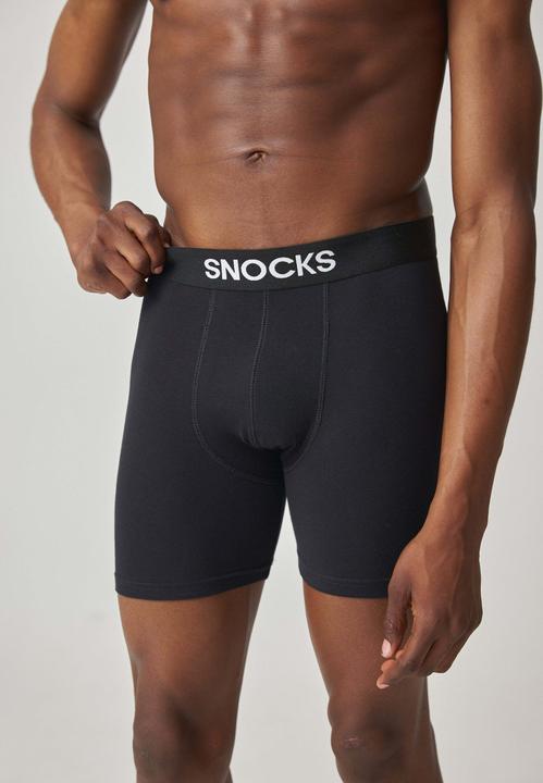 Produktbild Snocks Lange Premium Boxershorts (L, 3er Pack)