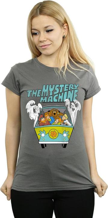 Actual product image Scooby Doo Womens/Ladies Mystery Machine Cotton T-Shirt (L)
