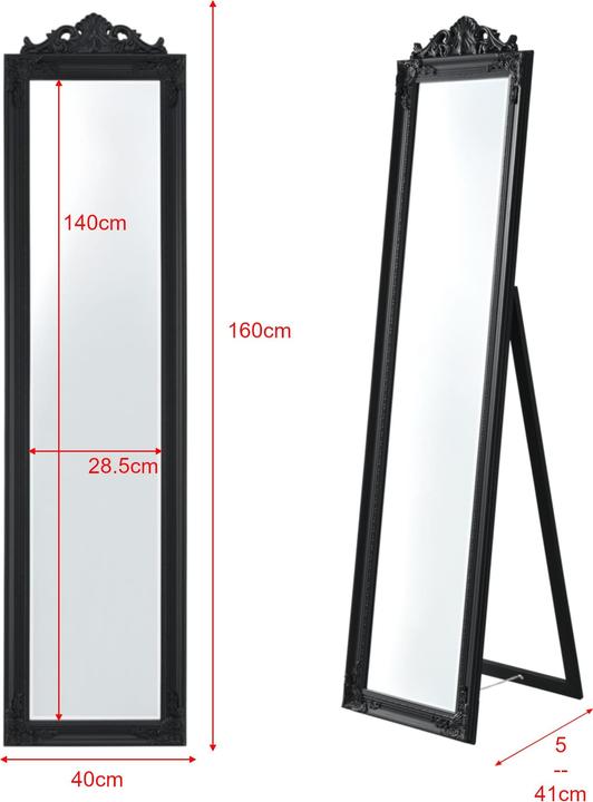 Immagine prodotto Jamb Standspiegel (160 x 40 cm)