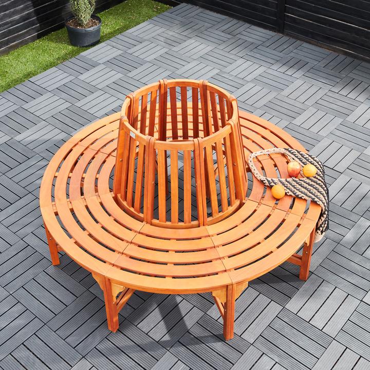 Image du produit Casaria Banc en arc de cercle