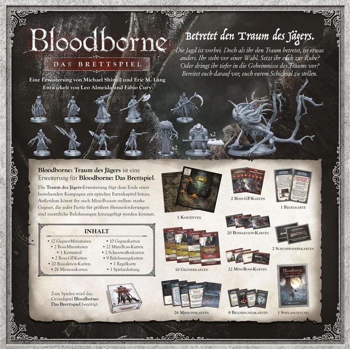 Actual product image Cmon Bloodborne: The Board Game - Hunter's Dream, (EN Expansion) (German)