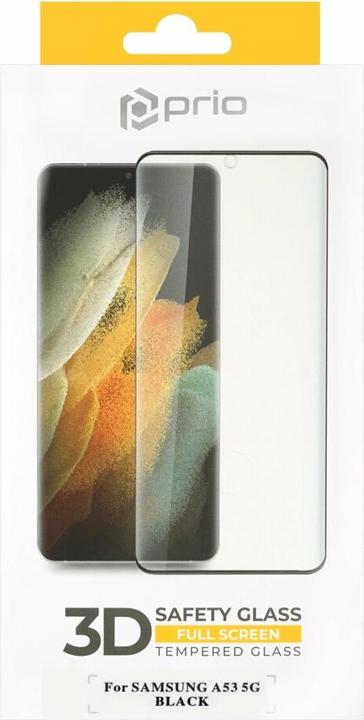 Actual product image prio 3D Protective Glass Samsung A53 5G black (1 Piece, Samsung Galaxy A53 5G)