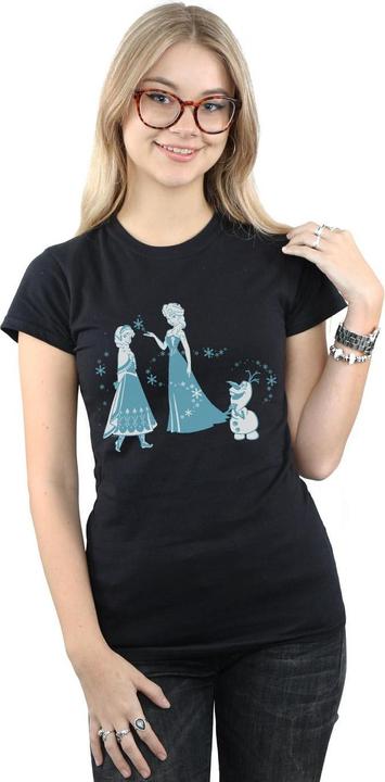 Immagine prodotto Disney Frozen Magic Snowflakes Maglietta Donna (L)