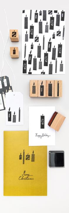 Produktbild Rico Design Stempelset "Kerzen"