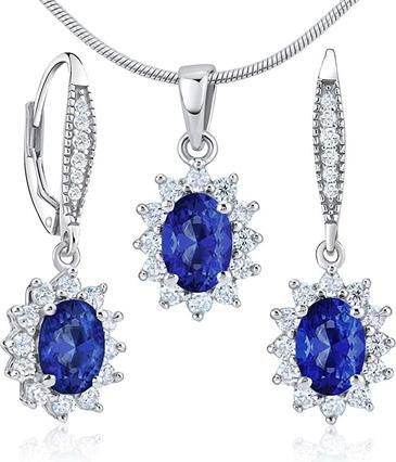 Actual product image Silvego Women's Jewelry Set Made Of 925 Sterling Silver Earrings And Pendants In Colour (925 Sterling silver)