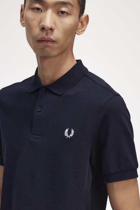 Produktbild Fred Perry Plain Polo Shirt navy (XL)