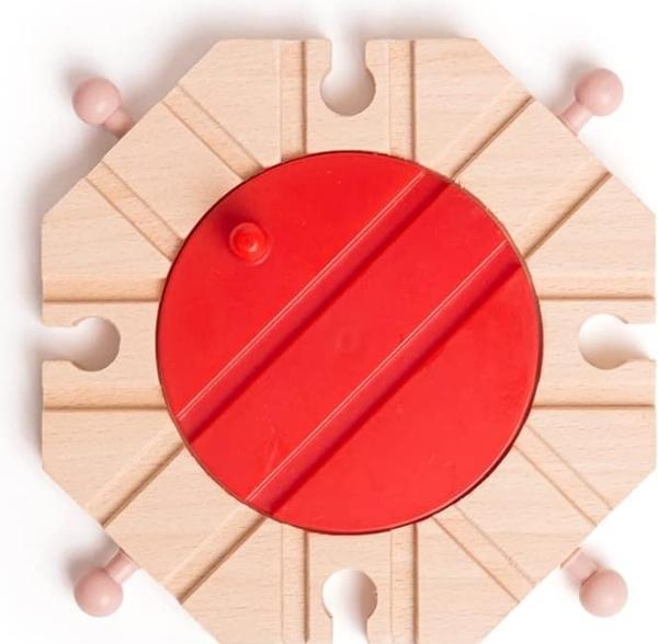 Actual product image Bigjigs Wooden railroad 8 directions turntable (4)