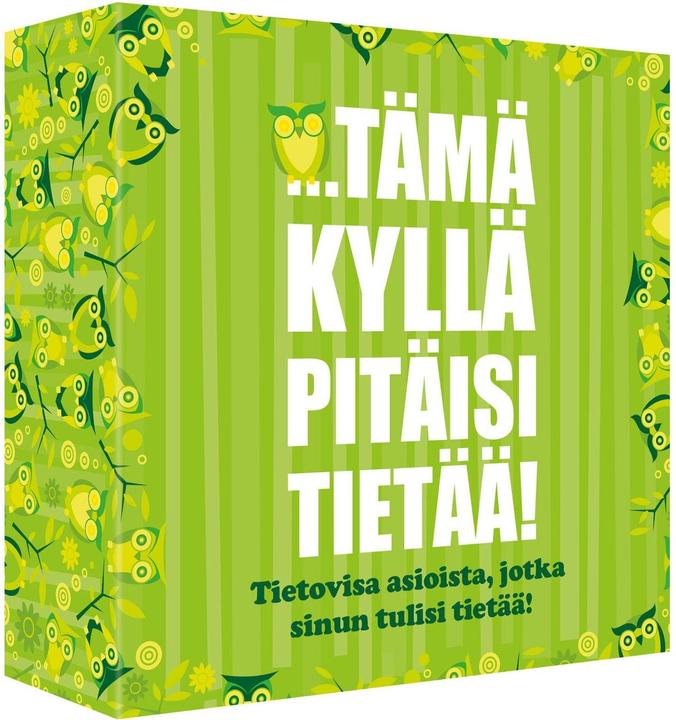 JTI Tämä Kyllä Pitäisi Tietää -Quiz (Finnish)
