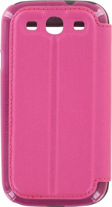Produktbild Puloka Flip Case für Samsung Galaxy S3 pink (Samsung Galaxy S III, Samsung Galaxy S III I9300)