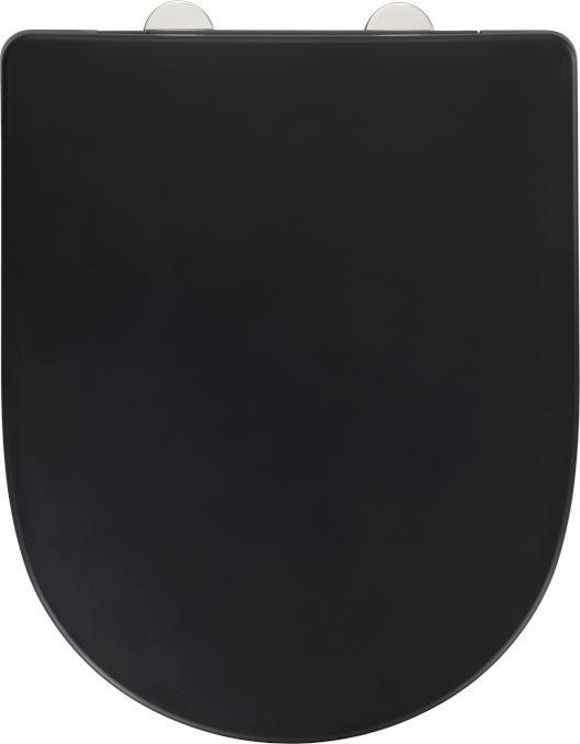 Wenko Siège de WC Exclusive 3 noir