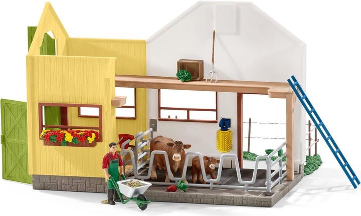 Schleich Fienile con animali+accessori