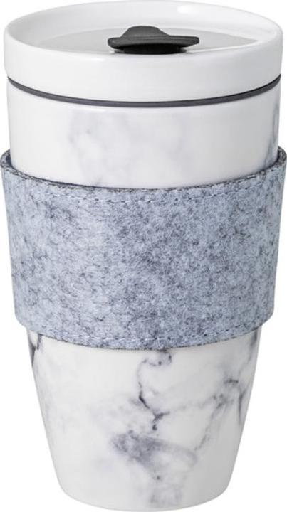 Produktbild Like. by Villeroy & Boch Becher Marmory Coffee To Go (350 ml, 1 x)