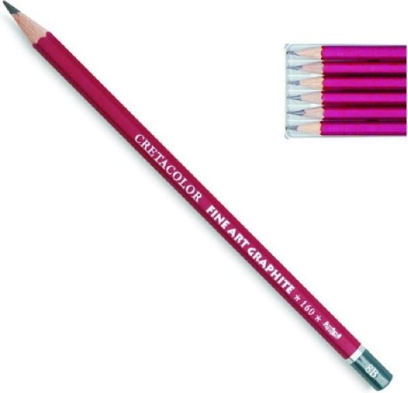 Image du produit Cretacolor Brevillier's CLEOS Fine Art Graphite crayons graphite incassables 6 pièces (8B, HB, 4B, 2B, 6B, 2H, 6 x)