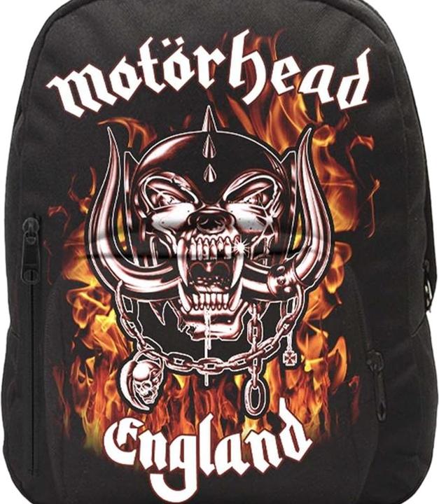 Actual product image Motorhead England Fire Mini Backpack