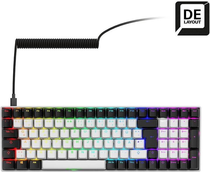 Actual product image Sharkoon SGK50 S2 wh Gateron Red EN (DE, Wireless, Cable)