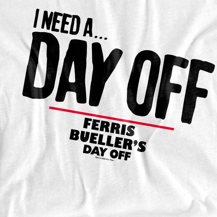 Produktbild Ferris Bueller´s Day Off Ferris Bueller's Day Off Ferris Bueller Needs A Day Off TShirt (XL)