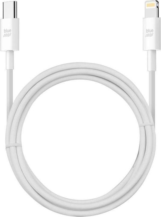 BlueStar Cable Blue Star BLUE STAR cable Type C to Lightning 2A 12W QC3.0 PA-X12 1 m white (1 m, USB 3.0)