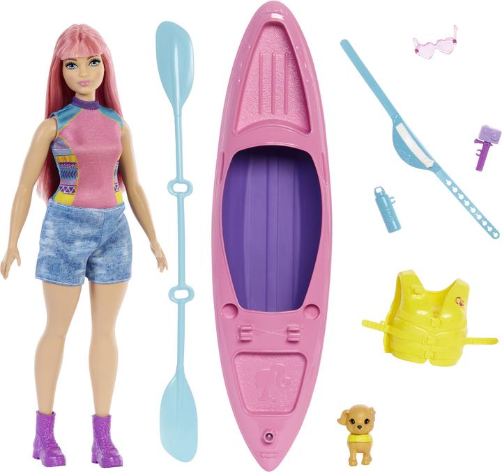 Image du produit Barbie BRB Camping Daisy Set de jeu avec kayak