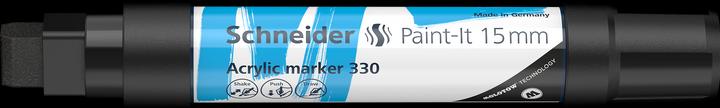 Image du produit Schneider Marqueur acrylique Paint-It 330 15mm noir (Noir, 15 mm, 1 x)