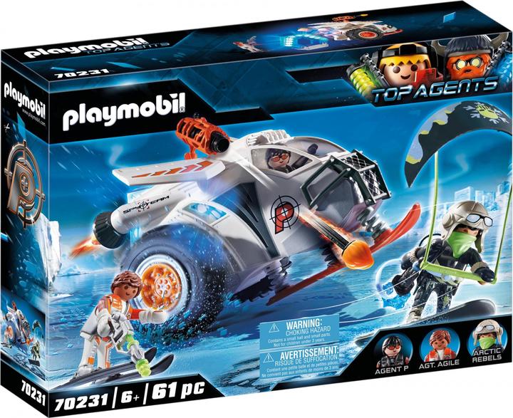 Playmobil Équipe d'espionnage en planeur (70231, Top agents Playmobil)
