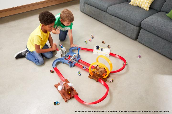 Produktbild Hot Wheels Heisse Räder Mario Kart Bowsers Castle Chaos Spielset