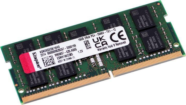 Actual product image Kingston KSM26SED8/16HD (1 x 16GB, 2666 MHz, DDR4-RAM, SO-DIMM)