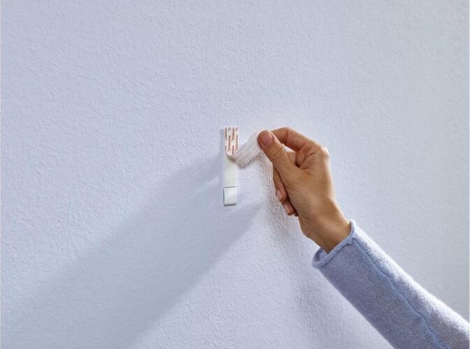 Actual product image tesa Adhesive nail wallpaper & plaster height adjustable