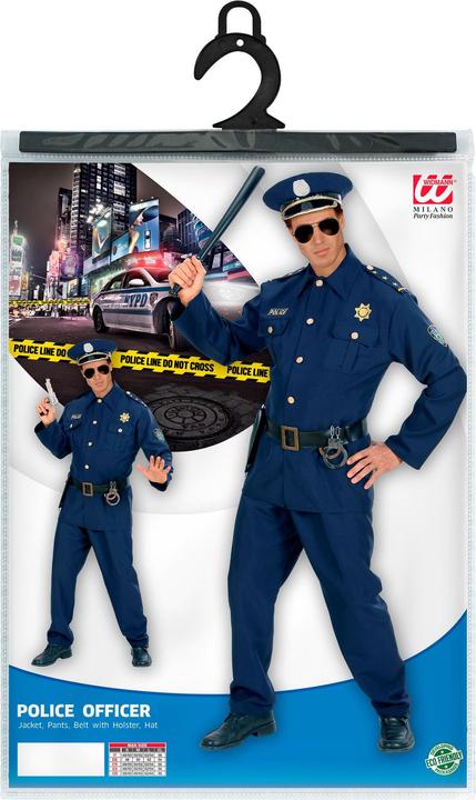 Actual product image Widmann Costume policeman: Police Cop Outfit (L)