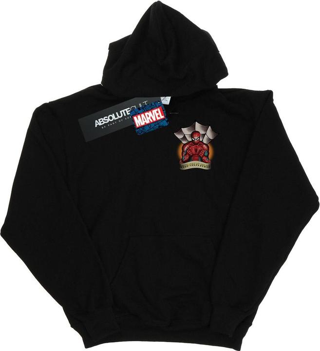 Immagine prodotto Spider-Man Tattoo Breast Print Felpa con Cappuccio Uomo (S)