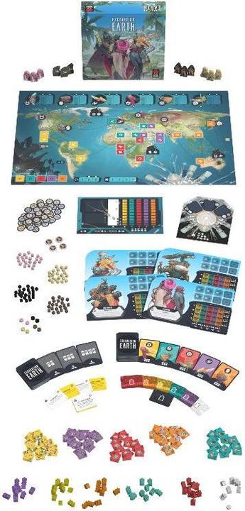 Produktbild Mighty Boards MIBD0002 - Excavation Earth, Brettspiel, 1-4 Spieler, ab 14 Jahren (DE-Ausgabe) (Deutsch)