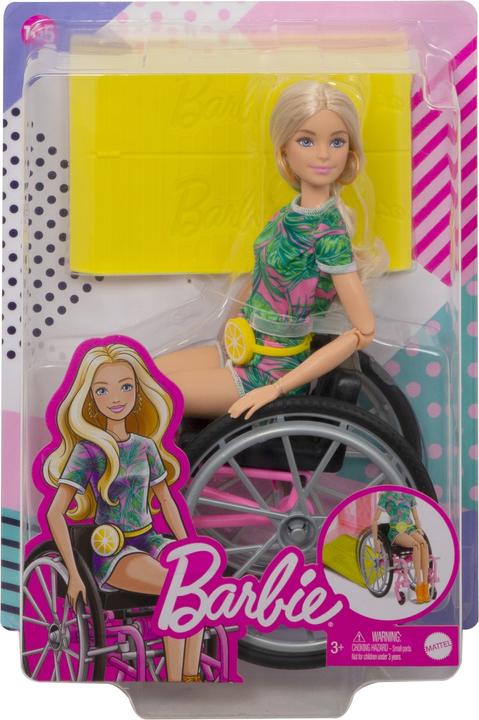 Image du produit Barbie fauteuil roulant (blonde) - Poupée Mannequin - Dès 3 ans