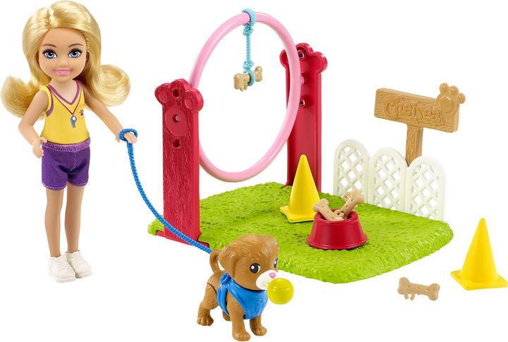 Image du produit Barbie Coffret Chelsea Dresseuse De Chiens