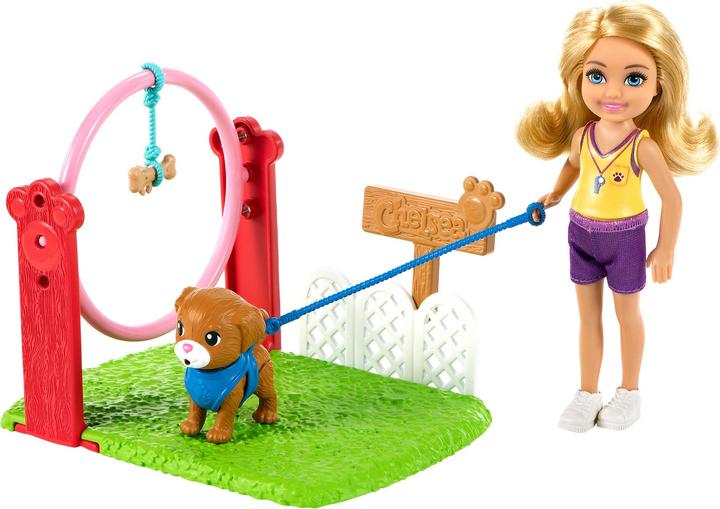 Image du produit Barbie Coffret Chelsea Dresseuse De Chiens