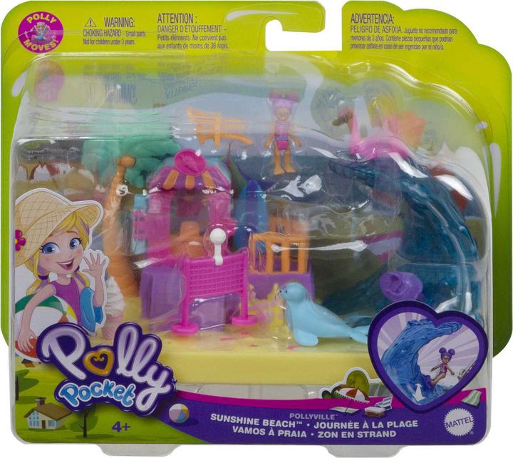 Image du produit Polly Pocket Coffret Journée Plage Pollyville - Mini-poupée - Dès 4 ans