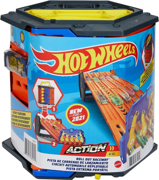 Actual product image Hot Wheels roll out the raceway race track
