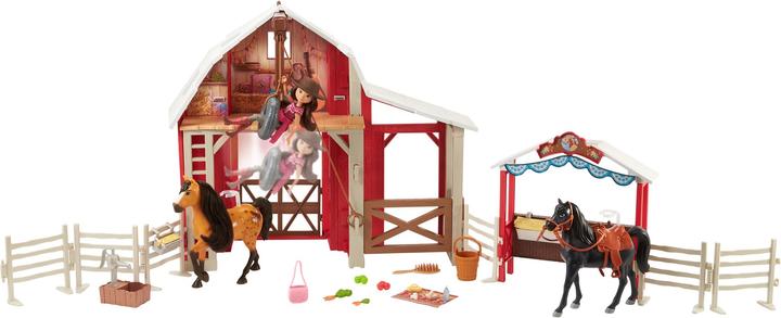 Immagine prodotto Spirit Il Cavallo selvaggio - Set di gioco delle scuderie da equitazione deluxe