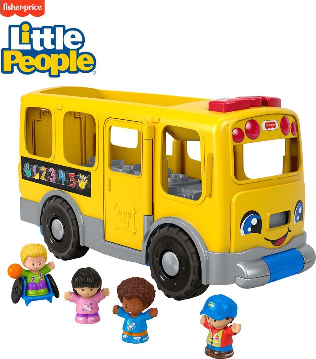 Actual product image Fisher-Price Little People Big Yellow School Bus