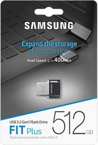 Immagine prodotto Samsung Fit Plus (512 GB, USB-A, USB 3.1 Gen 2)